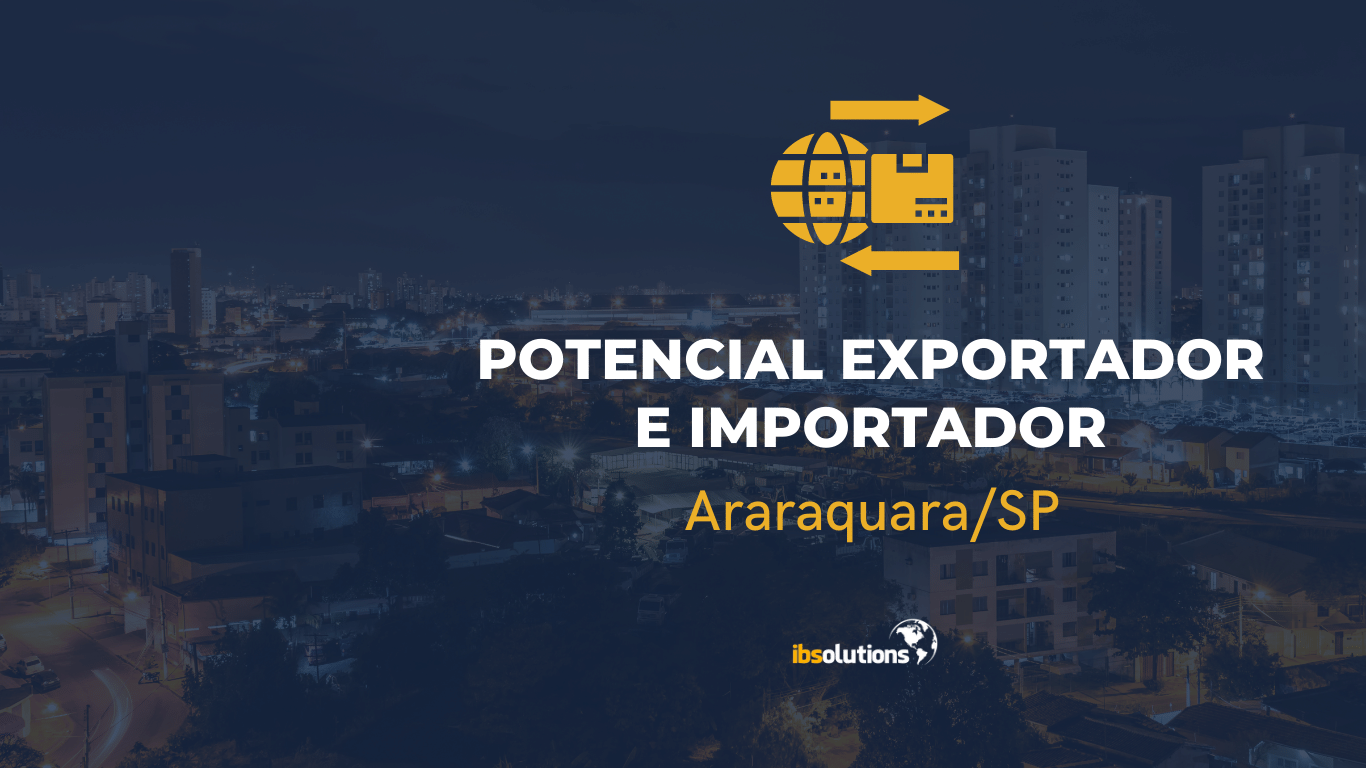 Potencial exportador e importador Araraquara sp