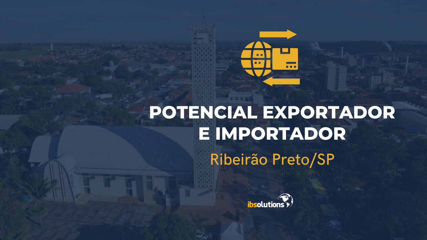 potencial exportador e importador Ribeirão Preto
