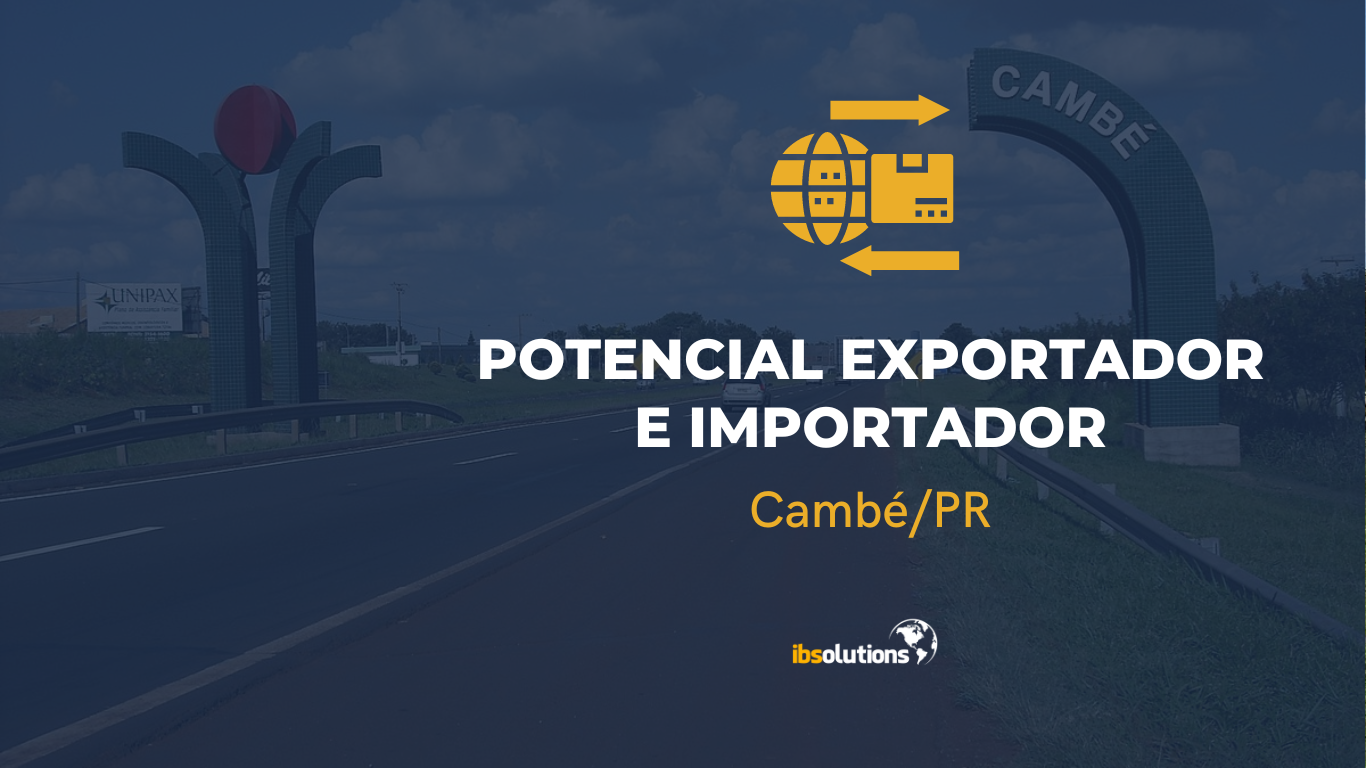 Potencial exportador e importador Cambé PR